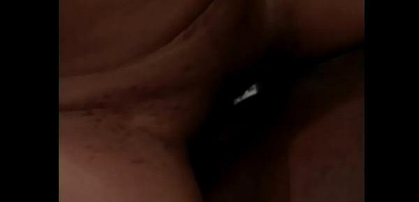  A young ebony bitch fucks in all positions with a black guy and licks the sperm from his huge penis
